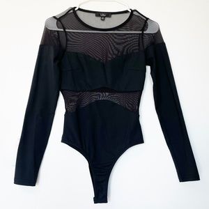 *Has Damage* Lulus Mesh Bodysuit